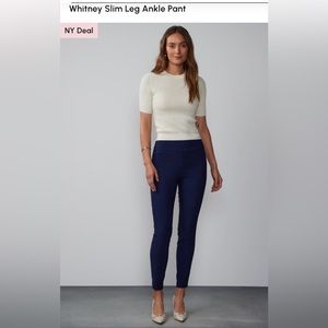 COPY - COPY - Navy blue pull on skinny pants